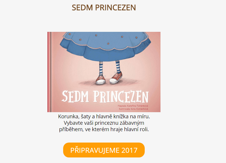 Sedm princezen kniha