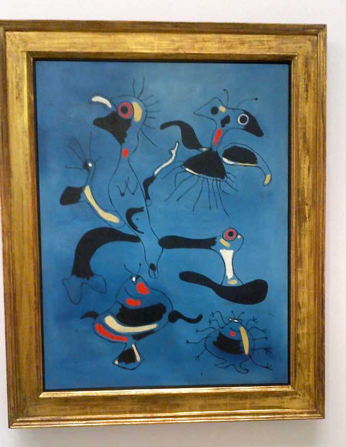 Obraz Pták a hmyz od Juana Miró